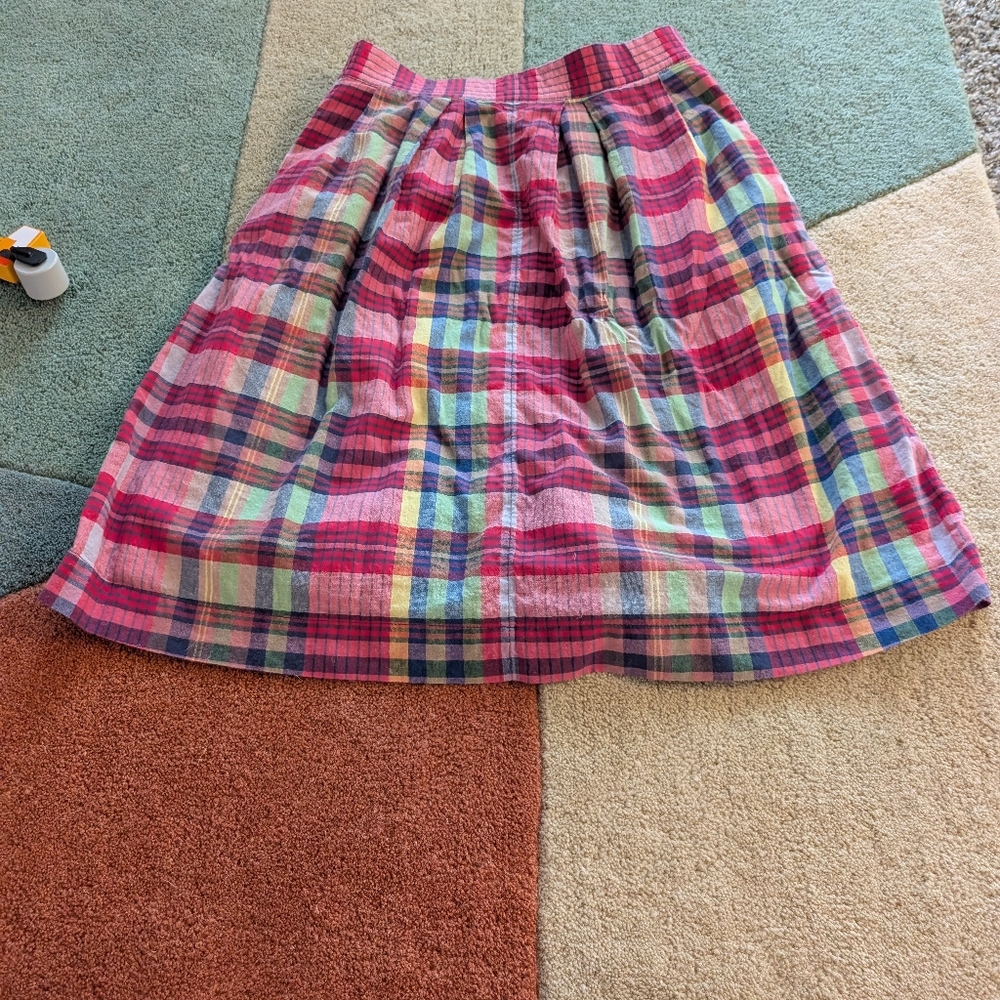 J. Crew Plaid Skirt xxs - Picture 5 of 9